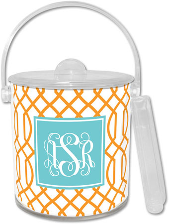 Boatman Geller - Create-Your-Own Lucite Ice Buckets (Trellis Reverse) Boatman Geller - Create-Your-Own Lucite Ice Buckets (Trellis Reverse)