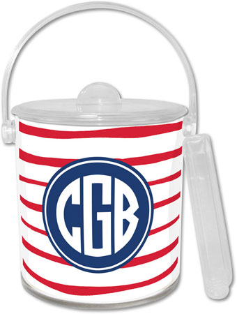 Boatman Geller - Create-Your-Own Lucite Ice Buckets (Brush Stripe) Boatman Geller - Create-Your-Own Lucite Ice Buckets (Brush Stripe)