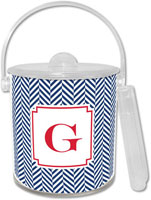 Boatman Geller - Create-Your-Own Lucite Ice Buckets (Herringbone)