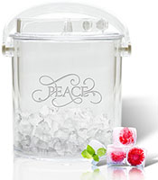 Non-Personalized Ice Buckets by Carved Solutions - Peace