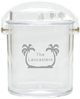 Personalized Ice Buckets by Carved Solutions - Palm Trees