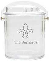 Personalized Ice Buckets by Carved Solutions - Fleur De Lis
