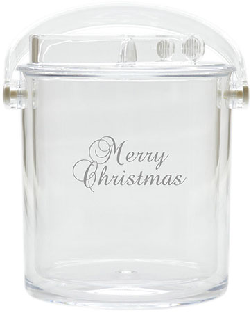 Non-Personalized Ice Buckets by Carved Solutions - Merry Christmas
