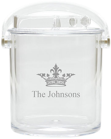 Personalized Ice Buckets by Carved Solutions - Crown