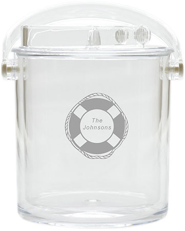 Personalized Ice Buckets by Carved Solutions - Life Preserver