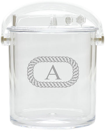 Personalized Ice Buckets by Carved Solutions - Oval Rope