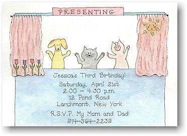 Blue Mug Designs Invitations - What a Show Blue Mug Designs Invitations - What a Show
