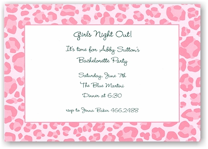 Boatman Geller - Pink Leopard Invitations