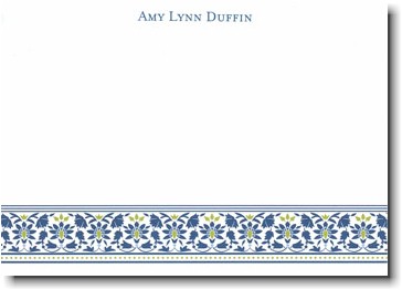 Boatman Geller - Navy Ornamental Invitations