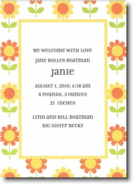Boatman Geller - Big Yellow Daisy Invitations Boatman Geller - Big Yellow Daisy Invitations