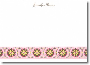 Boatman Geller - Pale Pink Floral Band Invitations