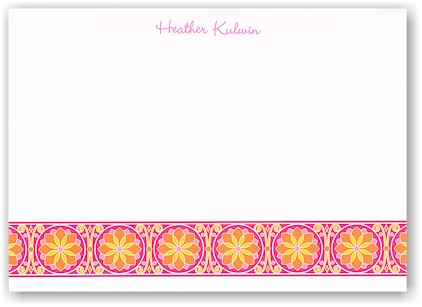 Boatman Geller - Hot Pink Floral Band Invitations