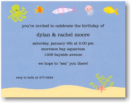 Boatman Geller - Ocean Birth Announcements/Invitations Boatman Geller - Ocean Birth Announcements/Invitations