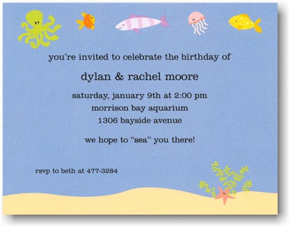 Boatman Geller - Ocean Birth Announcements/Invitations