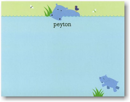 Boatman Geller - Hippo Invitations Boatman Geller - Hippo Invitations