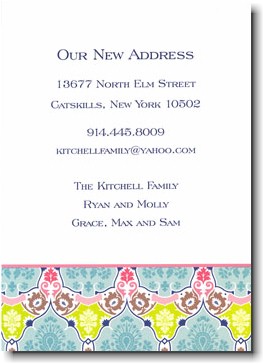 Boatman Geller - Teal Moroccan Damask Invitations