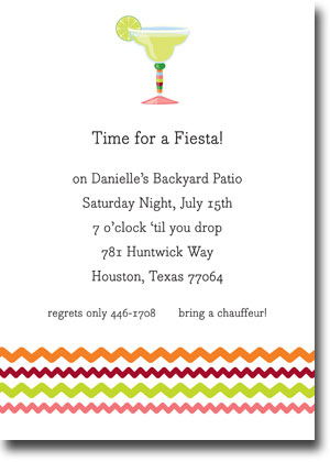 Boatman Geller Invitations - Fiesta Margarita (V) Boatman Geller Invitations - Fiesta Margarita (V)