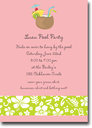 Boatman Geller Invitations - Tropical Drink (V) Boatman Geller Invitations - Tropical Drink (V)