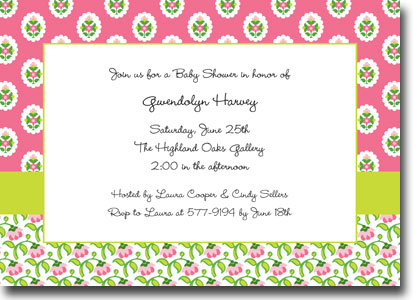 Boatman Geller Invitations - Provincial Pink (H)