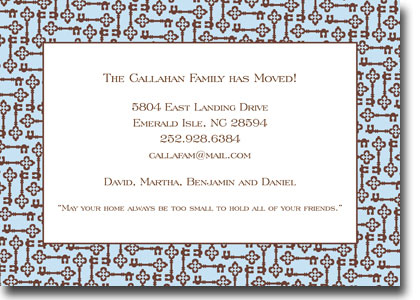Boatman Geller Invitations - Key Repeat Boatman Geller Invitations - Key Repeat