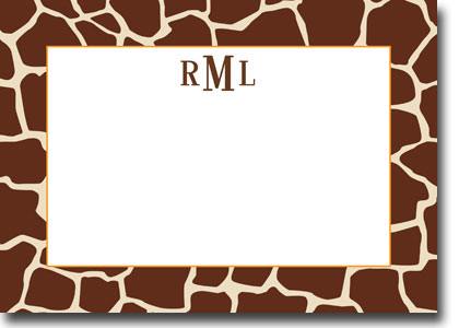 Boatman Geller Invitations - Giraffe Brown Boatman Geller Invitations - Giraffe Brown