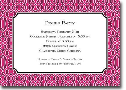 Boatman Geller Invitations - Cameron Pink Boatman Geller Invitations - Cameron Pink