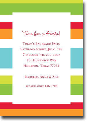Boatman Geller Invitations - Espadrille Bright Boatman Geller Invitations - Espadrille Bright