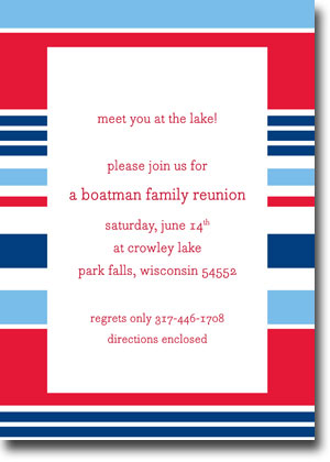 Boatman Geller Invitations - Espadrille Nautical