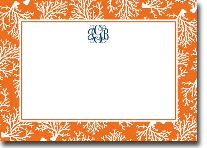 Boatman Geller Invitations - Coral Repeat