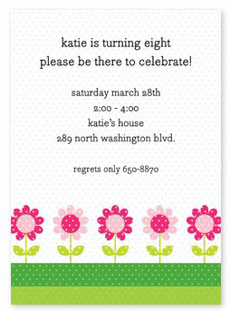 Boatman Geller - Daisies Birth Announcements/Invitations (H) Boatman Geller - Daisies Birth Announcements/Invitations (H)