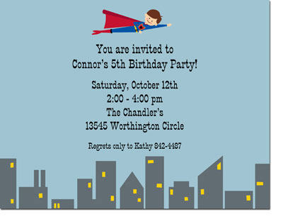 Boatman Geller - Superhero Invitations Boatman Geller - Superhero Invitations