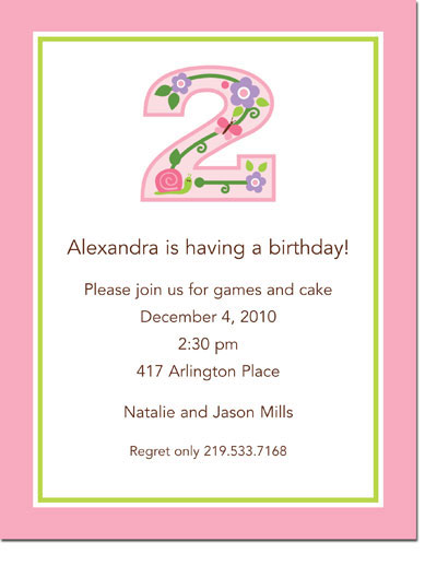 Boatman Geller - Vine Pink 2 Invitations Boatman Geller - Vine Pink 2 Invitations