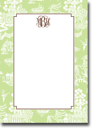 Boatman Geller - Chinoiserie Green Invitations (V) Boatman Geller - Chinoiserie Green Invitations (V)