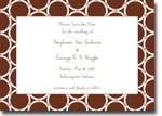 Boatman Geller Invitations - Bamboo Rings Brown