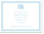 Boatman Geller - Grand Border Blue Invitations