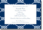 Boatman Geller - Nautical Knot Navy Invitations