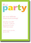 Boatman Geller - Party Dot Green Invitations (V)