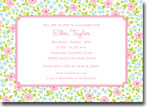 Boatman Geller - Emma Floral Pink Invitations