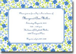 Boatman Geller - Emma Floral Periwinkle Invitations