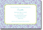 Boatman Geller - Soho Floral Lilac Invitations