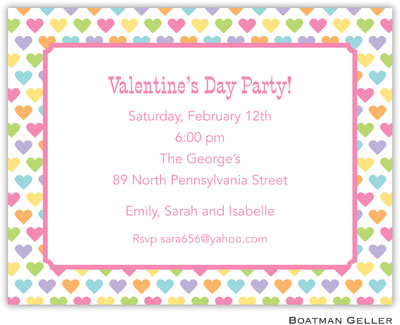 Boatman Geller - Candy Hearts Valentine's Day Invitations