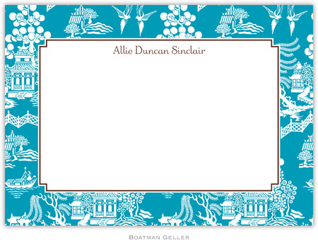 Boatman Geller - Create-Your-Own Birth Announcements/Invitations (Chinoiserie)