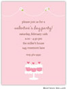 Boatman Geller - Heart Cupcakes Valentine's Day Invitations