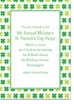 Boatman Geller - Shamrocks St. Patrick's Day Invitations