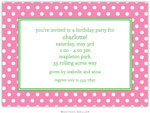 Boatman Geller - Create-Your-Own Birth Announcements/Invitations (Polka Dot)