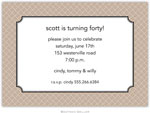 Boatman Geller - Create-Your-Own Birth Announcements/Invitations (Basketweave)