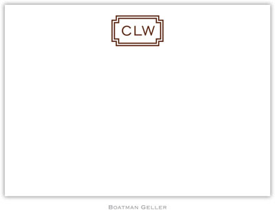 Boatman Geller - Newport Rectangle Monogram Birth Announcements/Invitations Boatman Geller - Newport Rectangle Monogram Birth Announcements/Invitations