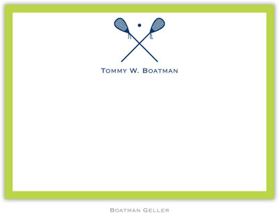 Boatman Geller - Lacrosse Navy Birth Announcements/Invitations