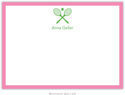 Boatman Geller - Racquets Crossed Birth Announcements/Invitations Boatman Geller - Racquets Crossed Birth Announcements/Invitations