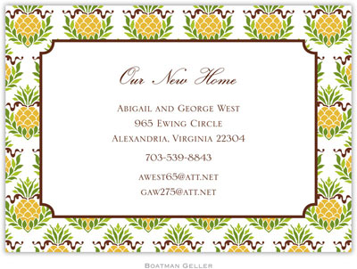 Boatman Geller - Pineapple Repeat Birth Announcements/Invitations Boatman Geller - Pineapple Repeat Birth Announcements/Invitations